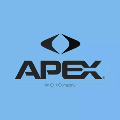 Logo for apex orthopedic shoes prescribed by a chiropodist or podiatrist at our Markham foot clinic